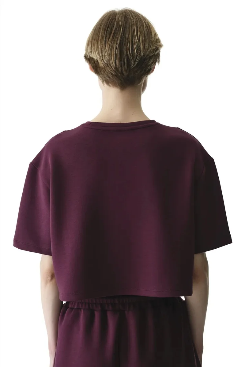 بنتي PENTI Women's SILKY Topstitched T-Shirt FEEL