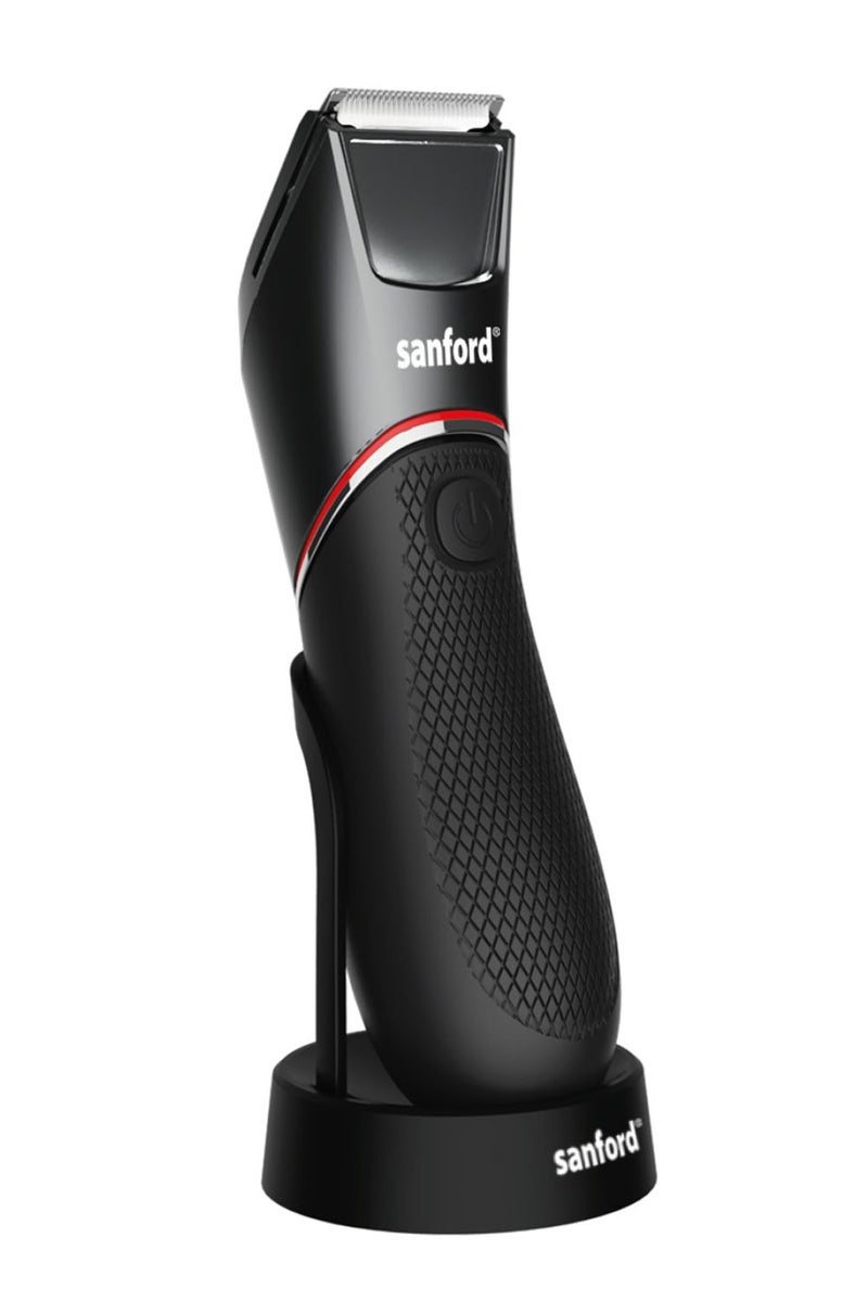 Sanford Personal Hair Trimmer, Body & Beard Groomer, IPX6 Waterproof, Cordless, 120 Mins Working Time, Type-C USB Charging, Stainless Steel Blade, Overcharge Protection, LED Light - Image 1