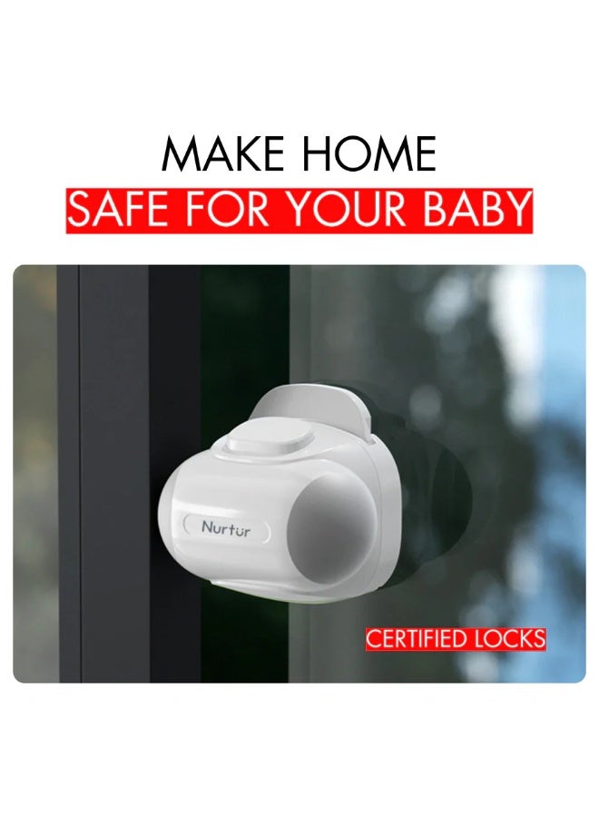 Nurtur Child Safety Sliding Window Lock Door & Window Lock - Image 4