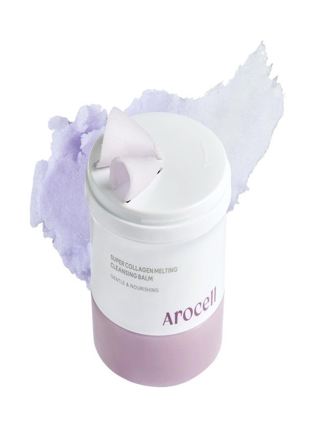 AROCELL OFFICIAL AROCELL Super Collagen Melting Cleansing Balm - Grinding Deep Pore Blackhead Cleanser with Peptide Face Wash Makeup Remover Hydrating Korean Skincare - Image 1