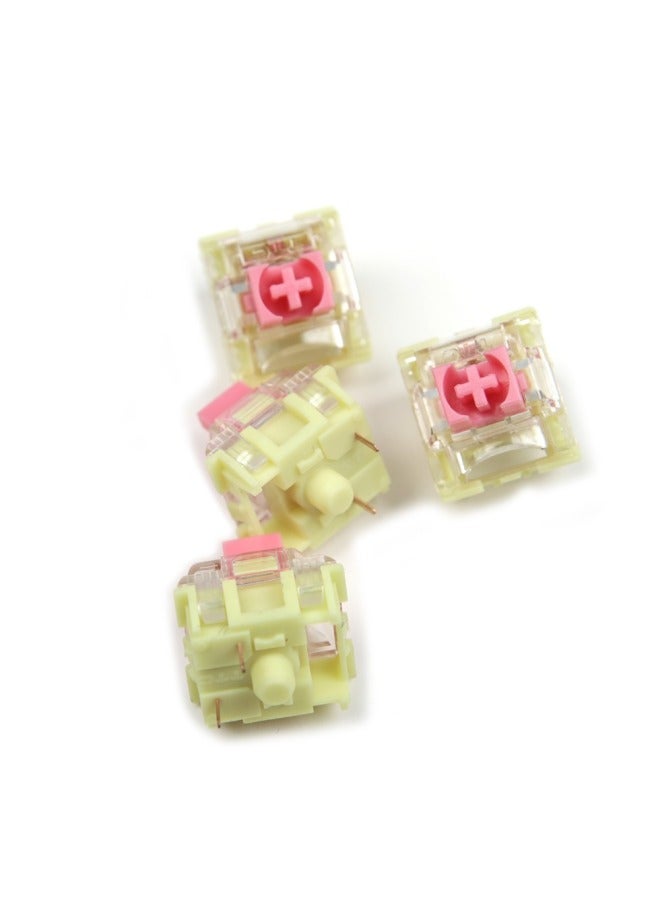 Ttc Keyboard Axis Powder Axis Red Eye Ace Quick Moon White Tea Red Clear Sky Silent Mechanical-Color:ttc Acev2 Version  - Image 5