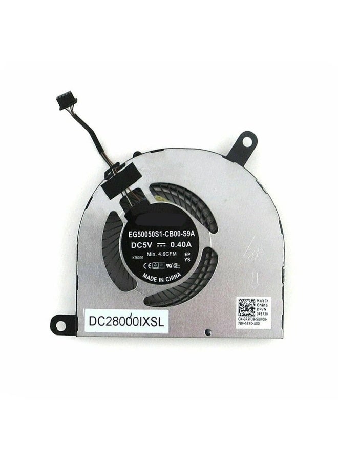 مروحة تبريد وحدة المعالجة المركزية البديلة DC28000IWSL لجهاز Dell Latitude 5480 5580 5490 5491 5495 E5480 E5580 E5490 E5491 E5495 0P5F39 P5F39 G5JG4 - Image 1