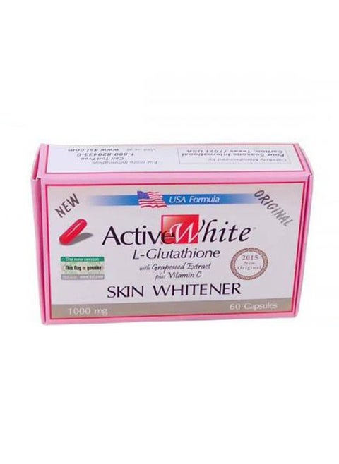 L- Glutathione With Grapeseed Extract Plus Vitamin C Skin Whitener 60 Capsules