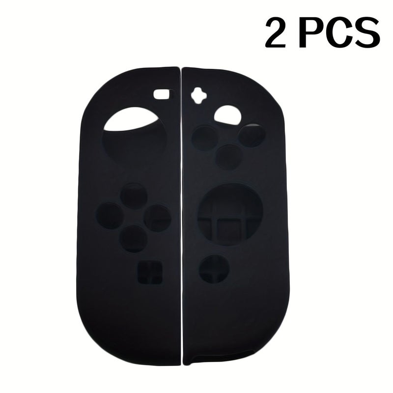 Switch Controller Protective Case 190 Left Green Right Rose Red Includes 2 Controller Covers And 4 Joystick Caps Protection Against Drops Pressure And Scratches Enhanced Gaming Experience Improved Grip - Image 5