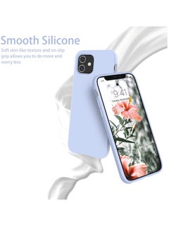 Generic Compatible with iPhone 11 (6.1 Inch) Case, Liquid Silicone Case, Full Body Protective Cover, Shockproof, Slim Phone Case, Anti-Scratch Soft Microfiber Lining (Baby Blue)  - Image 3