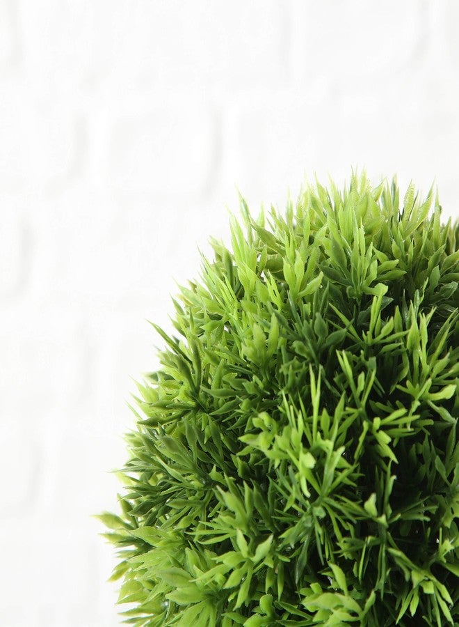 دبليو أتش دبليو هول هاوس وورلدز كرة عشب جرامرسي من WHW Whole House Worlds، قطر 6 بوصات، لون أخضر كثيف، كرة عشب صناعية لتزيين أوعية النباتات، نسيج نمو جديد صناعي، قابلة للتكاثر، مصنوعة من البلاستيك - Image 5