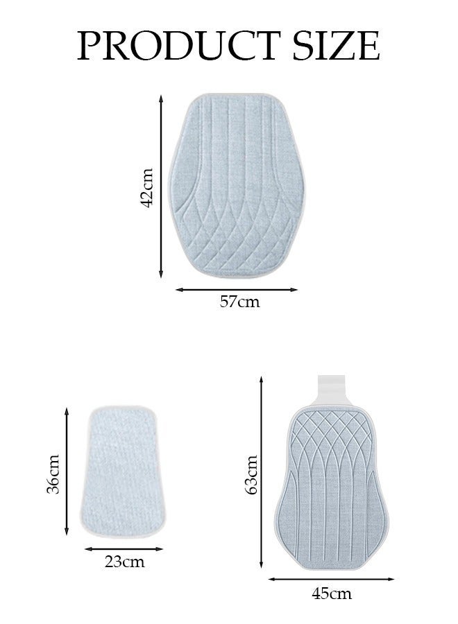 DUNISO 1PCS Car Seat Cover for Cars - Soft & Breathable Front Premium Covers with Non-Slip Protector Universal Fits Most Automotive, Vans, SUVs, Trucks - Image 4