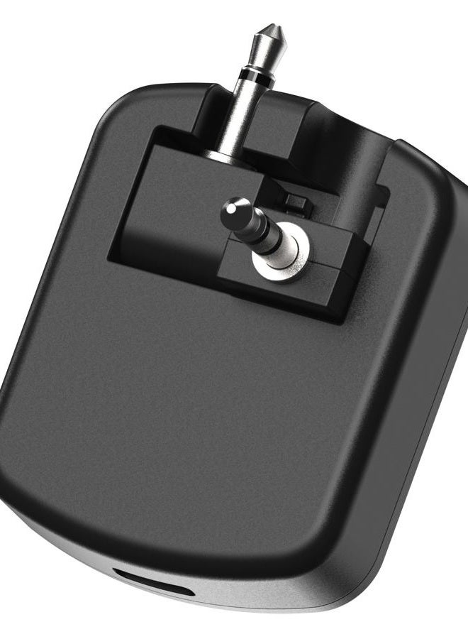 Scosche BTT-SP FlyTunes Universal Portable Bluetooth 4.1 Wireless Audio Transmitter for Use with AirPods, Earbuds/Headphones, TV's and More - Black - Image 4