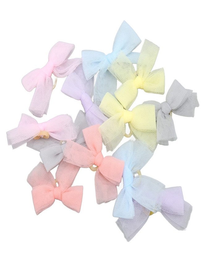 Kufoo 36pcs Dog Bows, Yorkie Dog Puppy Hair Bows with Rubber Bands, Handcrafted Cute Fashionable Cute Pet Small Girl Dog Hair Bowknot Accessories Grooming Bows for Pet Christmas Decor - Image 1