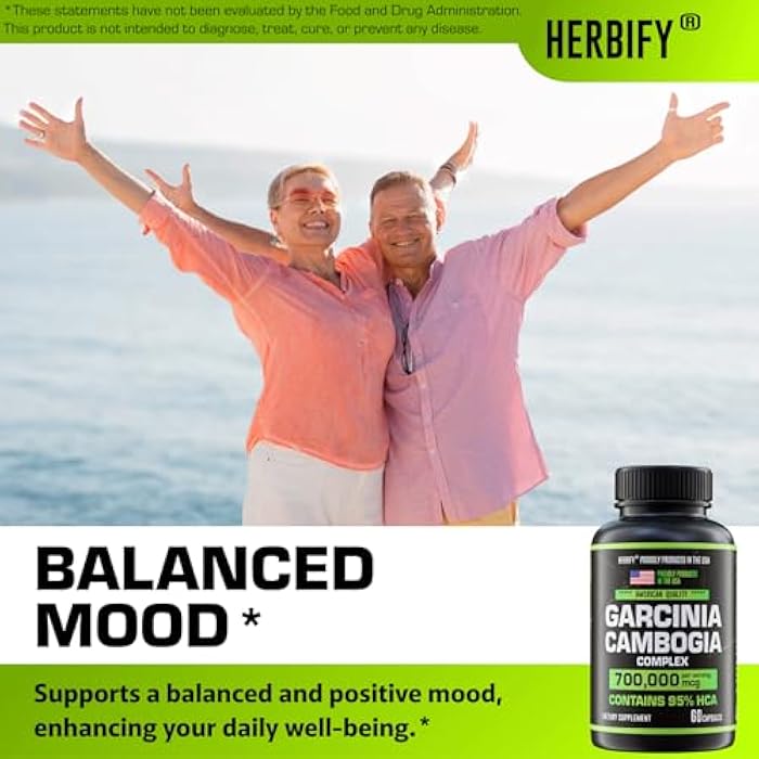 HERBIFY Garcinia Cambogia Wellness Support Supplement for Women & Men - Herbal Extract with Antioxidant Properties - Energy Booster for Daily Vitality and Digestive Support - 60 Count - Image 4
