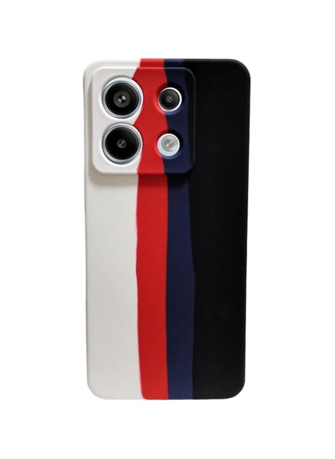 ماركة غير محددة - غطاء متوافق مع غطاء الهاتف السيليكوني الفاخر الملون لهاتف Redmi Note 13 Pro 5G (متعدد الألوان) - Image 1
