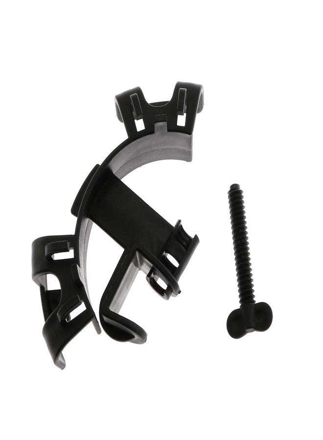 ماكسمورال مشبك تثبيت أنبوب مياه حوض السمك من ماكسمورال، قطعتان، بلاستيك قابل للتعديل، حامل أنبوب حوض السمك، مشابك تثبيت (أسود) - Image 3