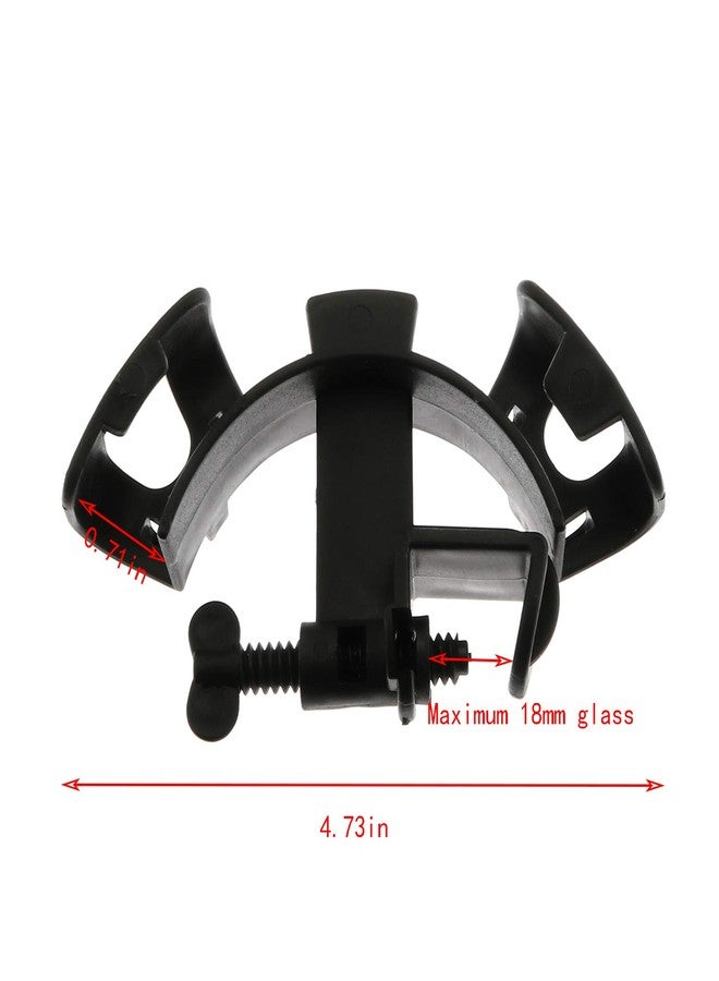 ماكسمورال مشبك تثبيت أنبوب مياه حوض السمك من ماكسمورال، قطعتان، بلاستيك قابل للتعديل، حامل أنبوب حوض السمك، مشابك تثبيت (أسود) - Image 5