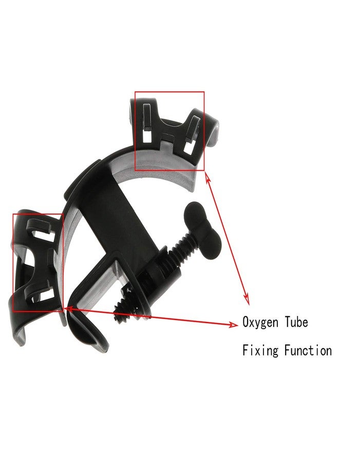 ماكسمورال مشبك تثبيت أنبوب مياه حوض السمك من ماكسمورال، قطعتان، بلاستيك قابل للتعديل، حامل أنبوب حوض السمك، مشابك تثبيت (أسود) - Image 4