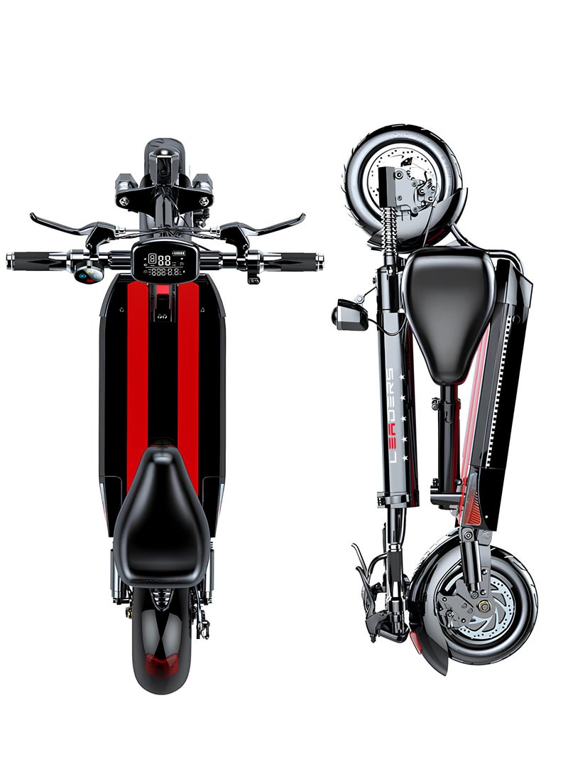 Leaders Electric Scooter 400W Brushless Motor 10.4AH Battery 50 Km/h Max Speed 40 Km Range Foldable with Seat Theft Alarm  - Image 3