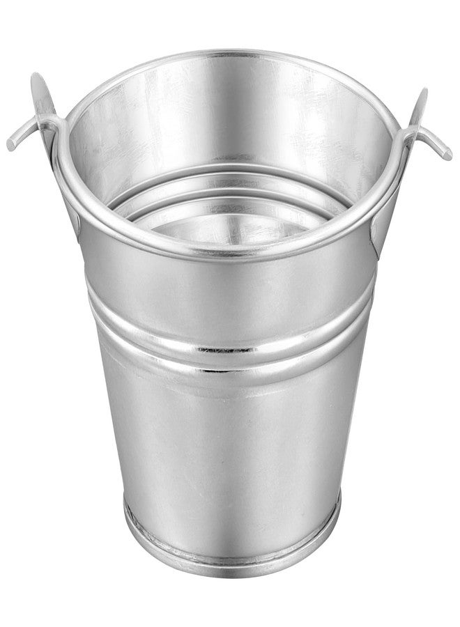 MUKLEI 40 Pack Mini Metal Buckets, 2 Inch Small Silver Galvanized Bucket with Handles, Mini Tin Buckets for Party Favors, Crafts, Wedding, Plant - Image 4