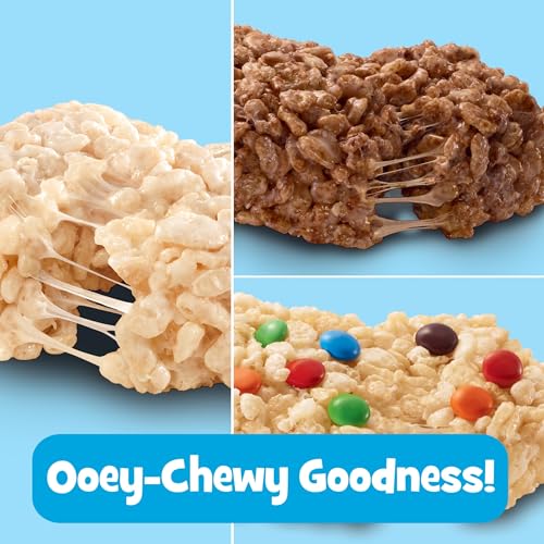 Rice Krispies Treats Crispy Marshmallow Squares, Kids Snacks, Cereal Bars, Variety Pack, 12.1oz Box (16 Bars) - Image 4