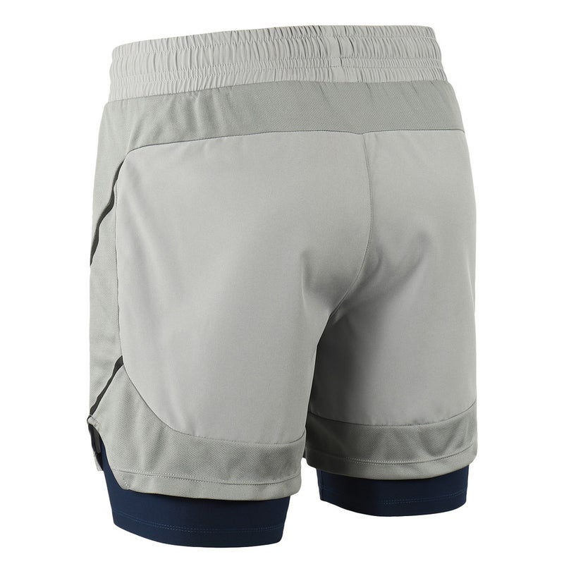 Men 2 in 1 Running Shorts Quick Drying Breathable Active Training Exercise Jogging Marathon Cycling Shorts - Image 3