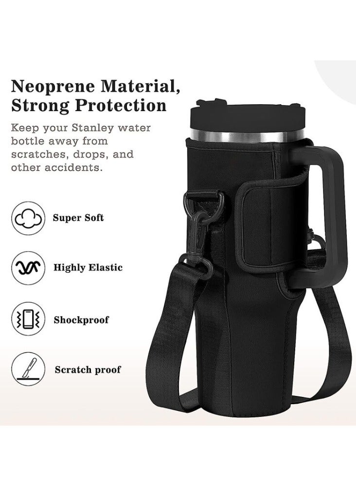 Raxoom For 40oz Quencher Water Bottle Carrier Bag Sleeve With Adjustable Shoulder Strap - Image 3