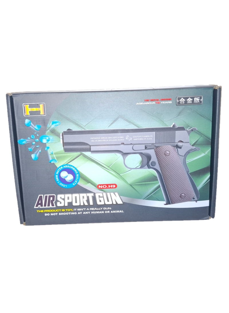 Air Sport Metal Gun Toy Blaster With Orbies And Soft Bullet - Image 1