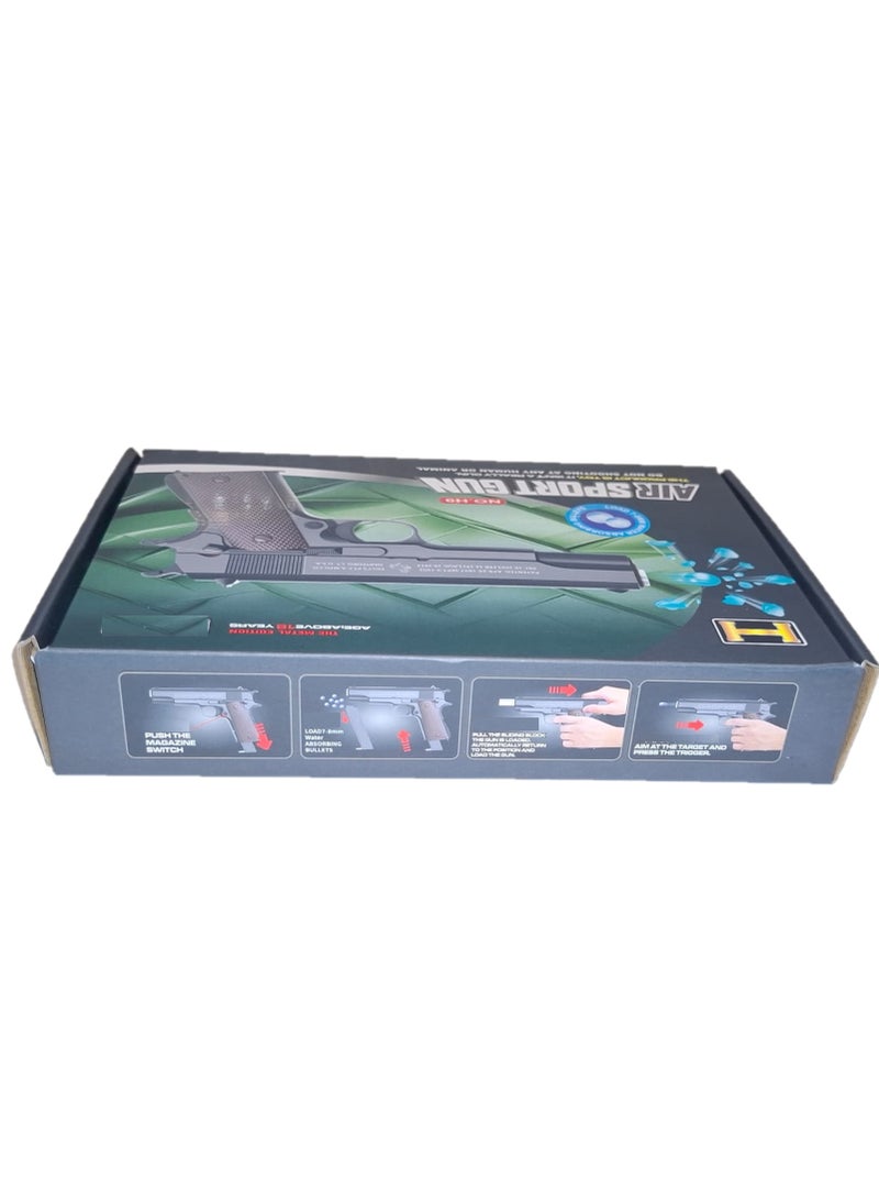 Air Sport Metal Gun Toy Blaster With Orbies And Soft Bullet - Image 5