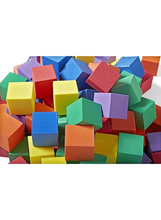 hand2mind Foam Blocks Counting Cubes For Kids Math 1 Inch Blocks For Preschool Crafts Early Math Manipulatives For Preschool Classroom Supplies For Teachers Elementary (Pack Of 100) - Image 4