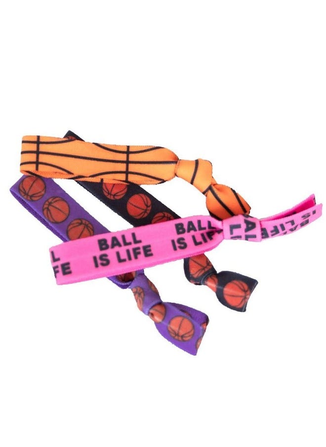 Sportigift Basketball Hair Ties Set for Boys & Girls - 8 Pieces for Players, Coaches, Team Gifts & Accessories  - Image 2