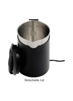 iBELL IBELL Sek105Bl Electric Kettle 500 Ml With Removable Lid,950 Watt,Auto Cut Off Function,Stainless Steel With Insulation,2 Glasses Free,Double Wall Kettle (Black),950 Watts,0.5 Liter  - Image 3