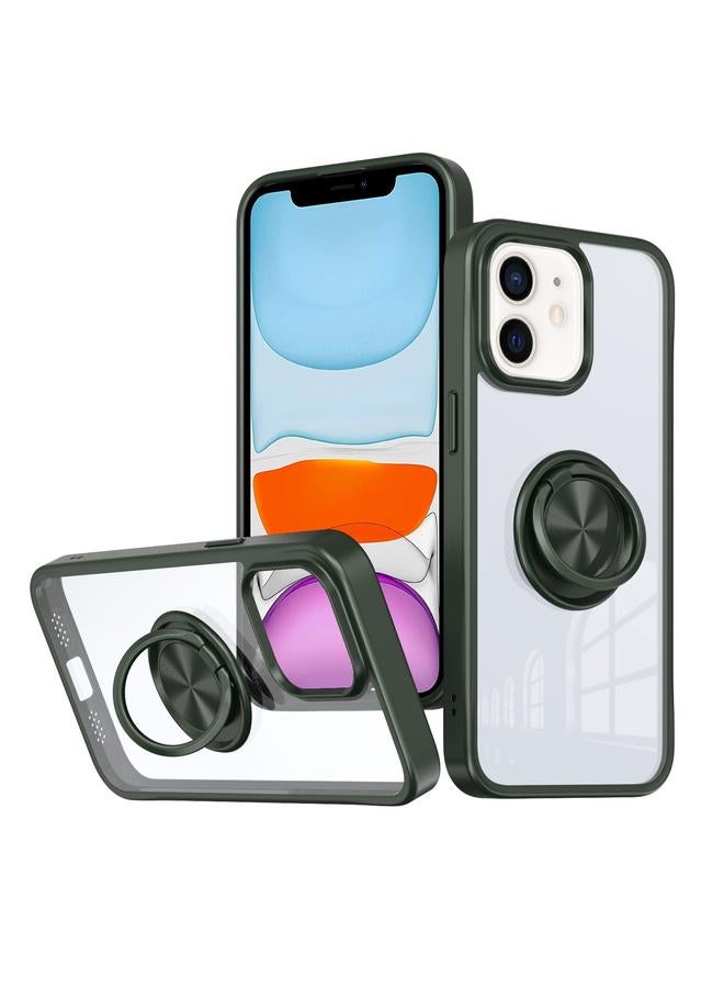 زبون جراب لهاتف iPhone 11 مزود بحلقة من البولي كربونات والبولي يوريثين الحراري الهجين - Image 1