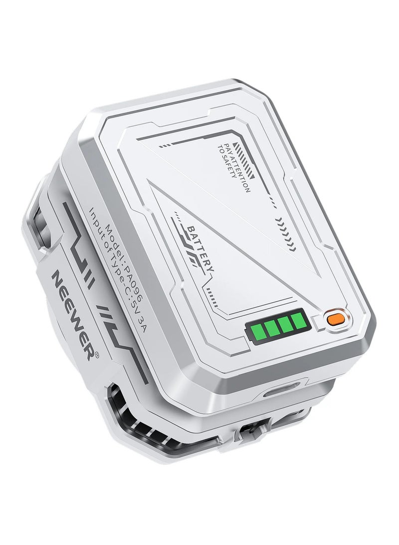 Neewer Magnetic Phone Cooler with 5000mAh Battery, NEEWER BASICS Portable Phone Cooling Fan for Gaming, Streaming, Vlogging, Video Recording, Compatible with iPhone 16 15 Pro Max 14 13 12 MagSafe & Android Smartphones | Lightweight Mobile Cooling Accessory - Image 1