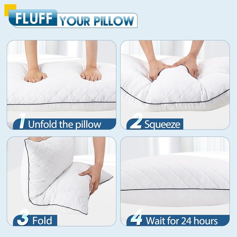 MAGIC ELEPHANT Body Pillow, Memory Foam Body Pillow for Adults, Long Pillow for Bed and Sleeping, Full Long Bed Pillow (White-Without Cover, 20x54 Inch) - Image 5