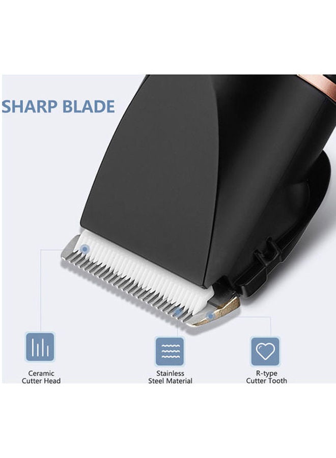 NIBEMINENT Professional LCD Digital Display Electric Hair Cutter Set Black 20.9x5.4x19.5cm - Image 4