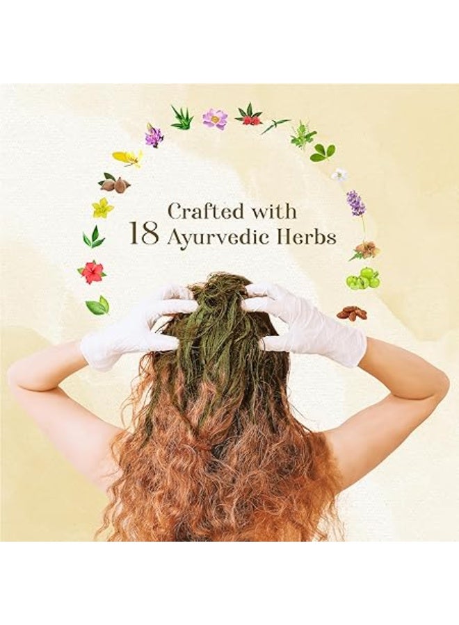 ميديميكس مسحوق الحناء من ميديميكس مع 18 عشبة - لشعر ناعم ولامع - لون شعر طبيعي 100% - يتحكم في التلف ويحافظ على ترطيب الشعر - 150 غرام - Image 3