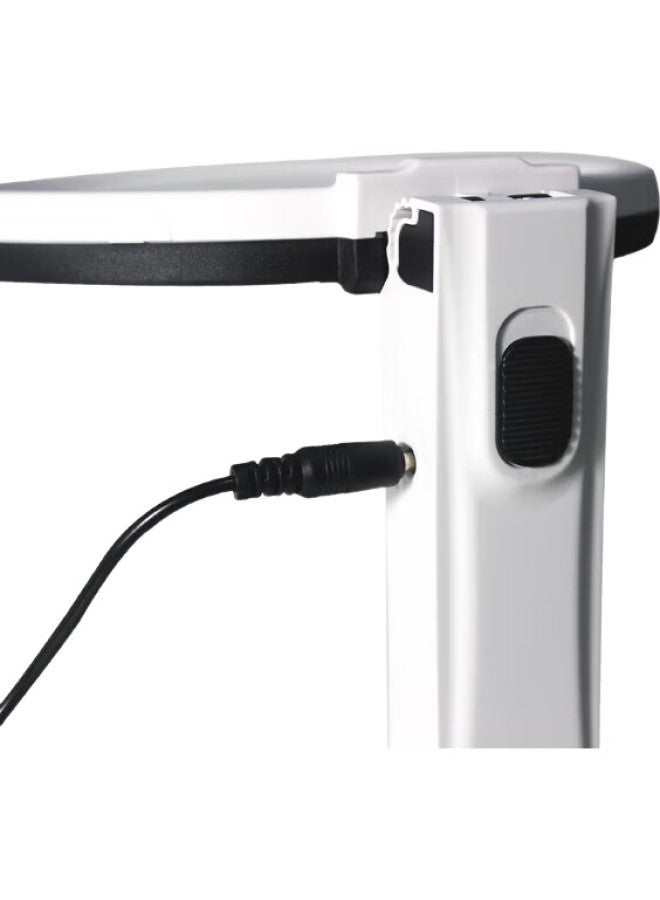 MIXOUT Desktop And Handheld Dual-Use Folding Magnifying Glass With Led Light, Power-Adaptable For Reading, Appreciation, And Repair Mxt10 - Image 3