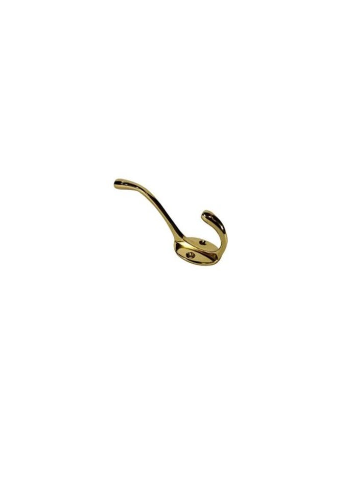 KNP KNP 746 Hat And Coat Hook Heavy Duty Robe Hook Coat and Hat Hook with Round Base3pcs Gold-plated 