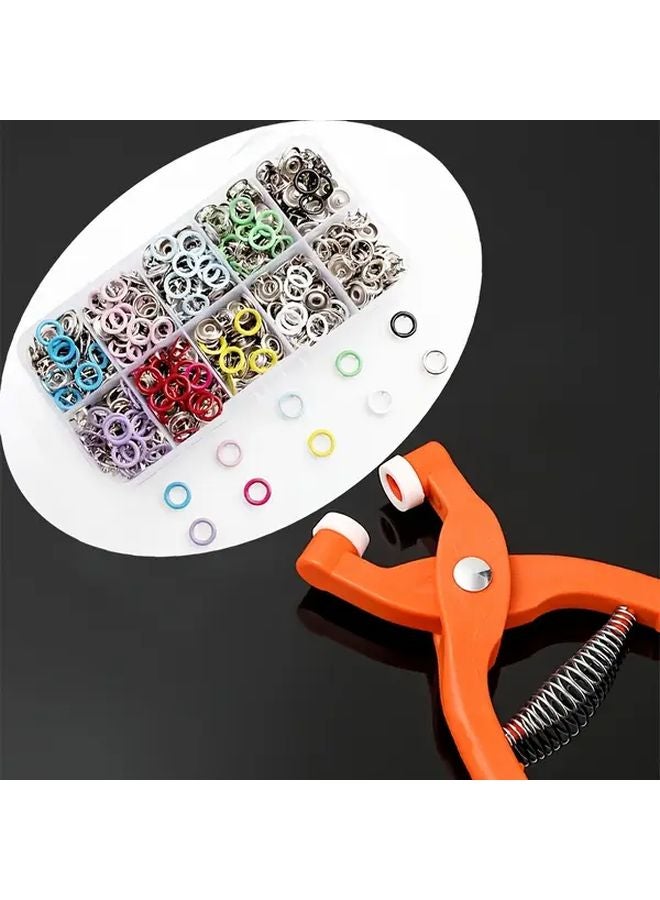 50 Sets Colored Snap Buttons With 1 Pliers DIY Sewing Kit For Clothes Hats Bags - Image 4