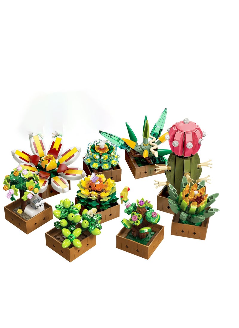 Flower Botanical Bonsai Building Set, 9 Pack Succulent Building Toys, Succulent Set for Home Decor, Valentine's Day, Mother's Day, Botanical Collection for Adults and Kids, 913pcs - pzsku/Z0E6063EBD544BAC04F39Z/45/_/1716966578/72297b7f-155e-4720-9a78-d2255e7f70b5