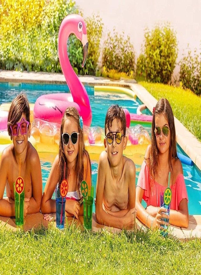 CARTSHOPPER Flamingo Animal Pool Float, Inflatable Floatie Tube, Blow Up Swim Ring, Outdoor Summer Pool Party Water Toy (120 cm) - Image 4