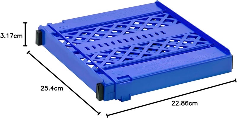 إتس أكاديميك إنه رف LockerMate Adjust-A-Shelf الأكاديمي، سهل الاستخدام، ويمكن تمديده ليتناسب مع دولابك، باللون الأزرق. - Image 3