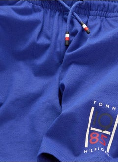 TOMMY HILFIGER Boys' Graphic Sweatshorts - Cotton, Blue  - Image 5