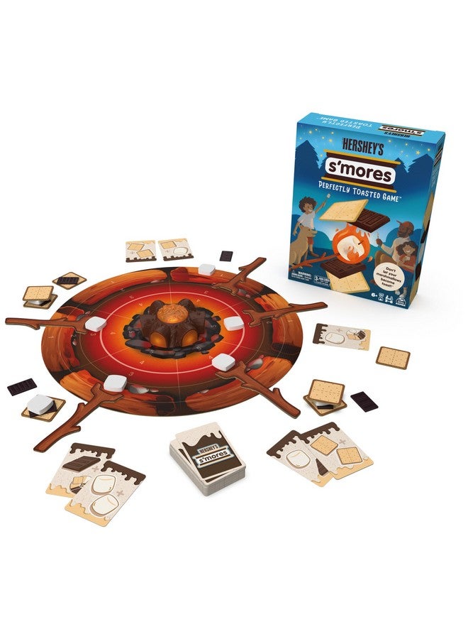 Spin Master Games HERSHEY’S S’mores Perfectly Toasted Game by Spin Master Games, Kids Toys & Kids Games & Camping Games, Board Games for Family Night, for Kids Ages 6+ - Image 1