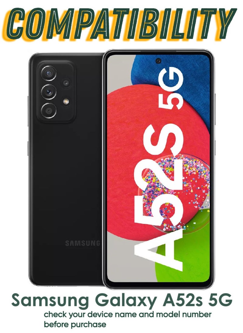 Antistatic ESD Dustproof Premium Quality High Definition Tempered Glass Screen Protector Designed For Samsung Galaxy A52s 5G