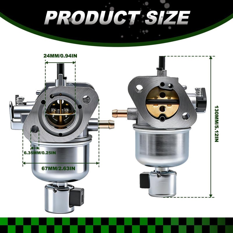 Rebuiman Carburetor for Kawasaki FH580V 19Hp 4 Cycle Engines with Fuel Pump - Image 3