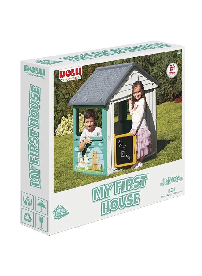 Dolu Kids My First Play House - White/Teal - Image 2