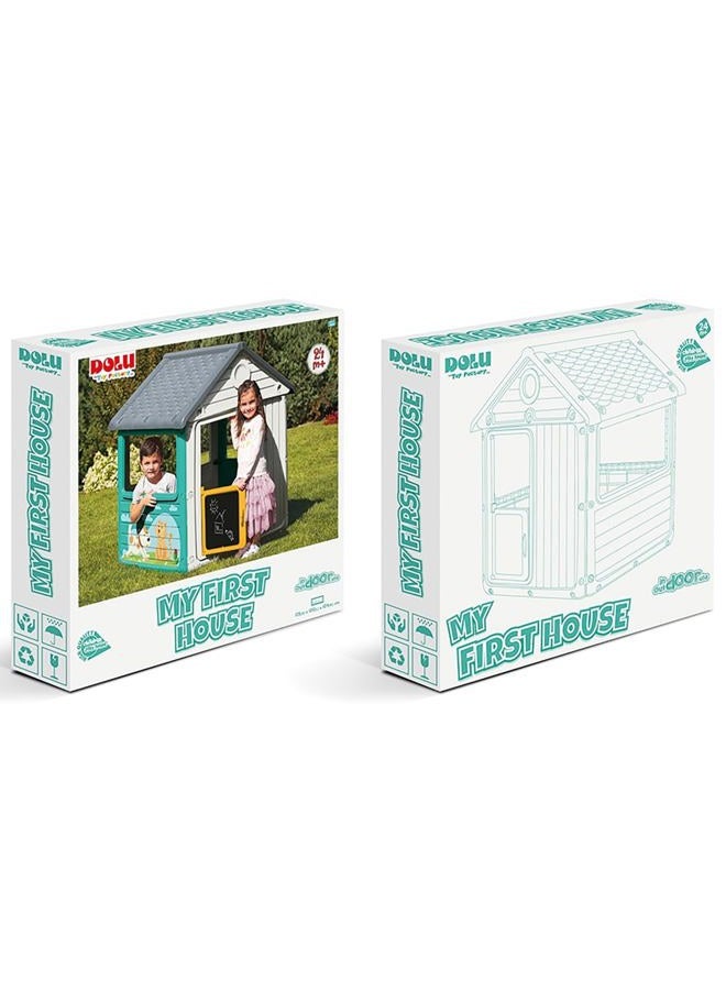 Dolu Kids My First Play House - White/Teal - Image 4