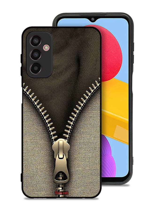Tolwak Samsung Galaxy M13 Protective Case Cover Zip Pattern - Image 1