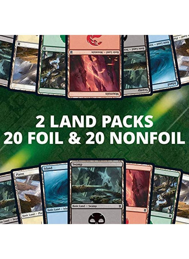 Magic the Gathering Magic The Gathering Zendikar Rising Bundle ; 10 Draft Booster Packs (150 Cards) ; Foil Lands ; Accessories  - Image 3