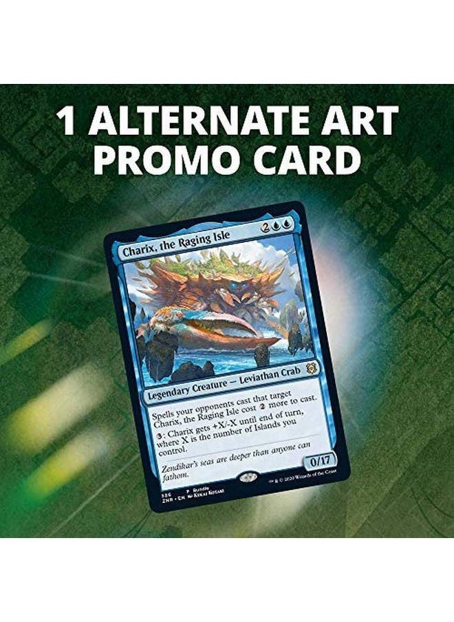 Magic the Gathering Magic The Gathering Zendikar Rising Bundle ; 10 Draft Booster Packs (150 Cards) ; Foil Lands ; Accessories  - Image 4