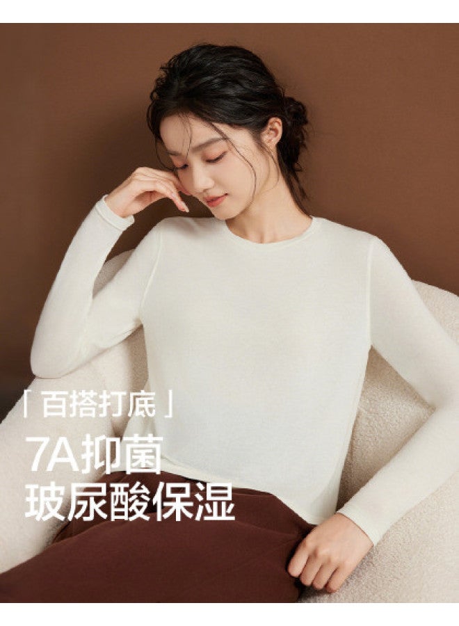 YOUKESHU Women'S Long Sleeve Base Shirt High-End Elegant Temperament 7A Antibacterial - Image 1