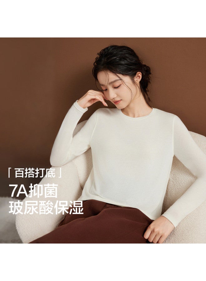 YOUKESHU Women'S Long Sleeve Base Shirt High-End Elegant Temperament 7A Antibacterial - Image 2
